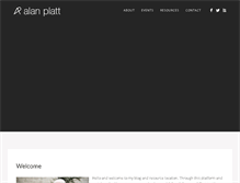Tablet Screenshot of alanplatt.org